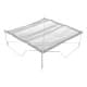ALSANIDI, Charcoal stove, Portable stove, Silver, Size42*42*26Cm