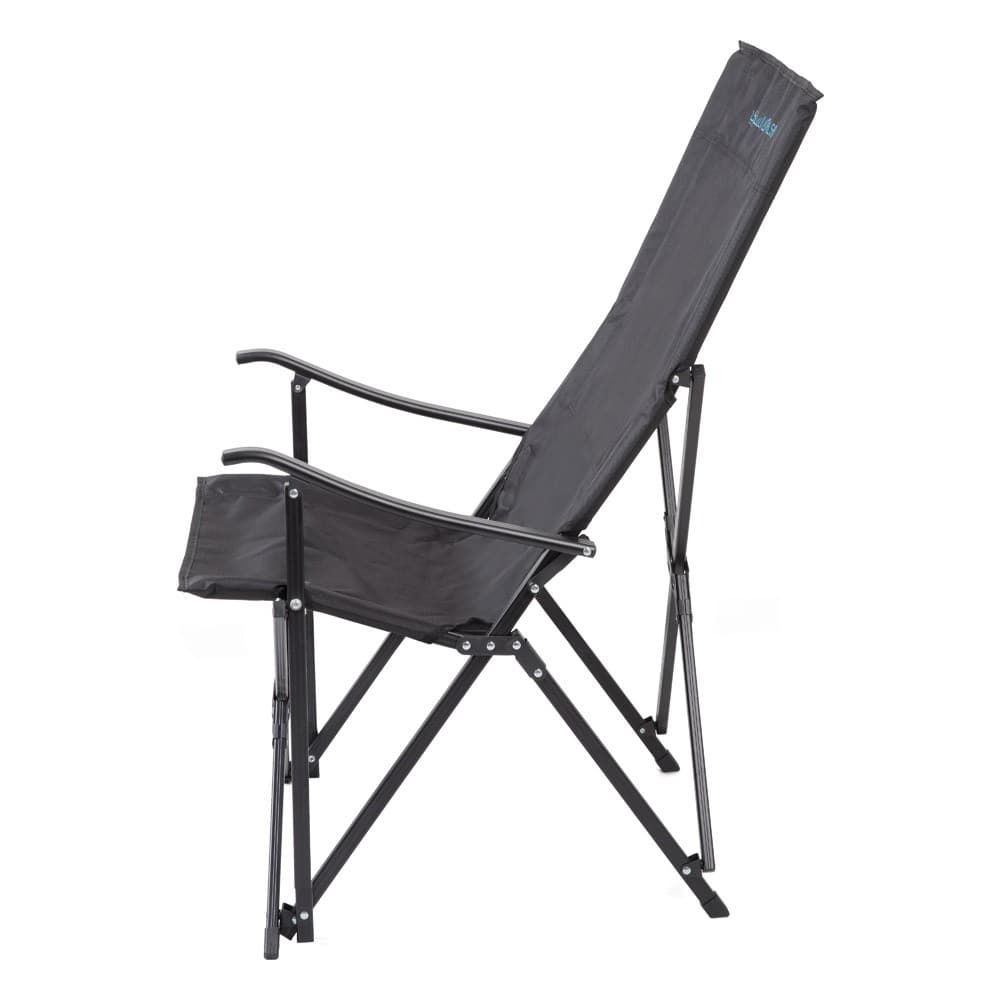 DPT, AlOla foldable travel chair, Camping Chair, Black, Size58*58*101Cm