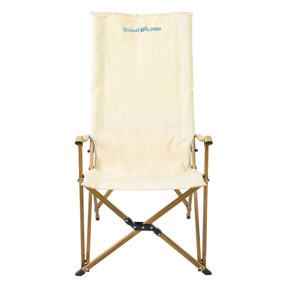 ALSANIDI, AlUla travel chair, Folding chair, White, Size L:58* W:58* H:101 Cm