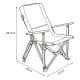 DPT, AlOla foldable travel chair, Camping Chair, White, Size47*46*68.5Cm