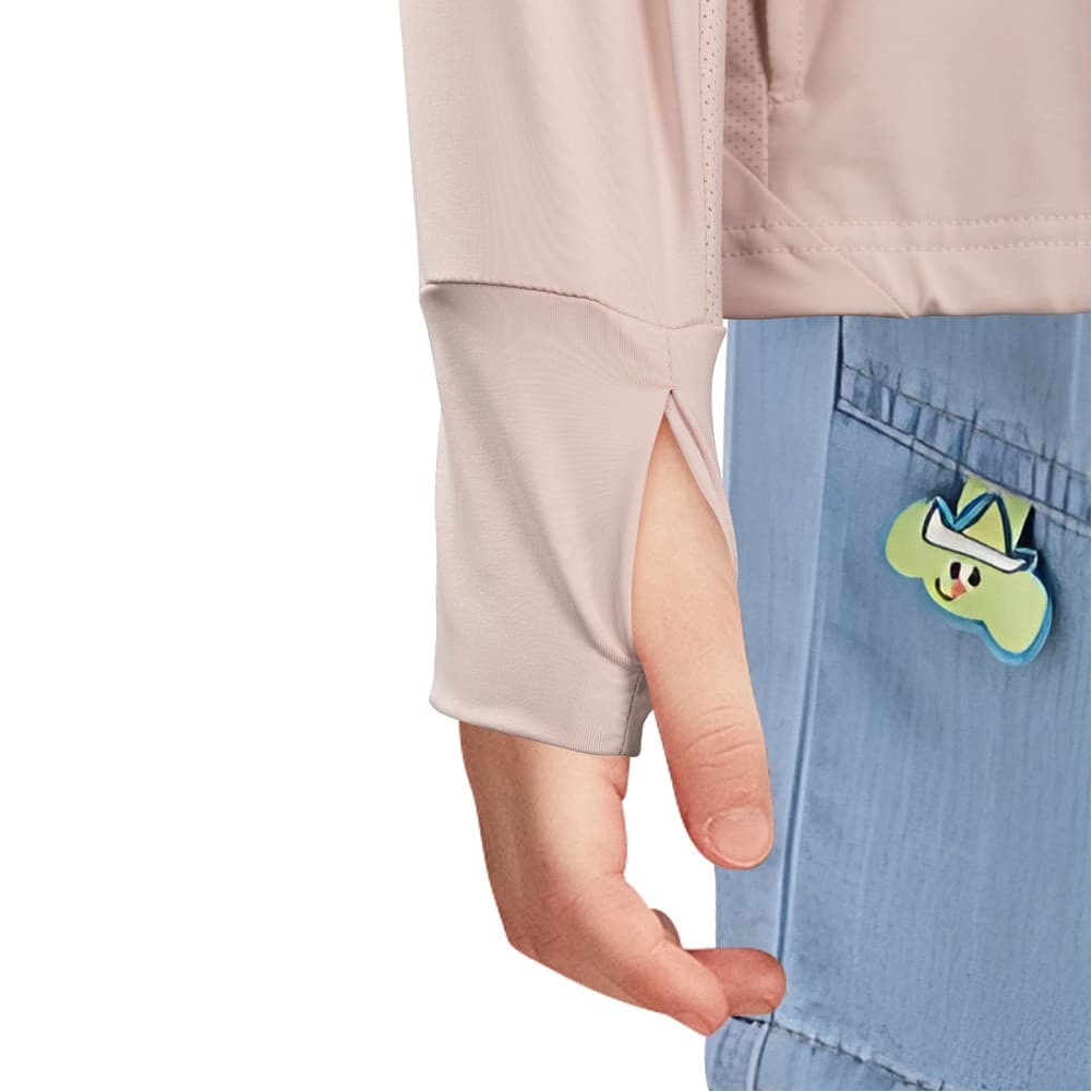 DPT, sun protection clothing for children, Pink, Size45*53*140Cm