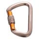 Ghiking, Climbing rope carabiner, Gold, Size 11.1*7.3 Cm