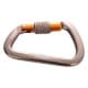 Ghiking, Climbing rope carabiner, Gold, Size 11.1*7.3 Cm