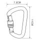 Ghiking, Climbing rope carabiner, Gold, Size 11.1*7.3 Cm