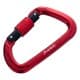 Ghiking, Climbing rope carabiner, Red, Size 11.05*6.45 Cm
