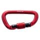 Ghiking, Climbing rope carabiner, Red, Size 11.05*6.45 Cm