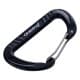 GHIKING, Metal climbing buckle, Carabiner clip, Black, Size L:8* W:4.7 Cm