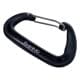 GHIKING, Metal climbing buckle, Carabiner clip, Black, Size L:8.1* W:4.8 Cm