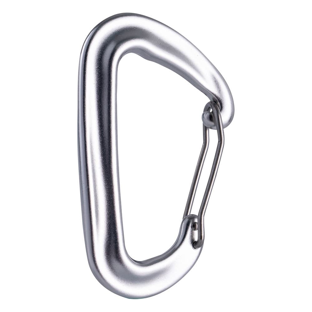 GHIKING, Metal climbing buckle, Carabiner clip, Silver, Size L:8.1* W:4.8 Cm