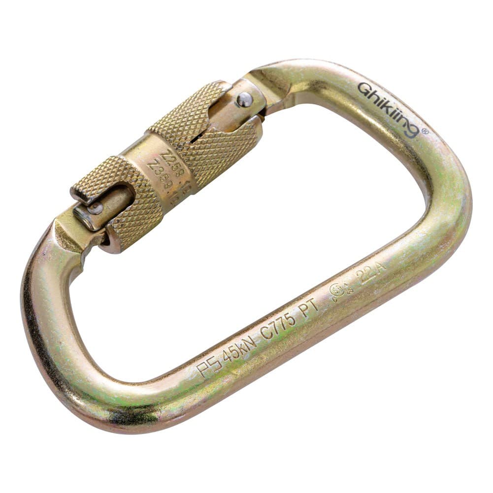 GHIKING, Climbing rope, Rope hanger, Gold, Size L:11.5* W:7.5 Cm
