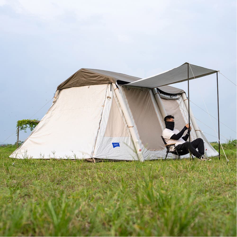 DPT, Inflatable tunnel tent, White, Size515*340*215Cm