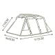 DPT, Inflatable tunnel tent, White, Size515*340*215Cm
