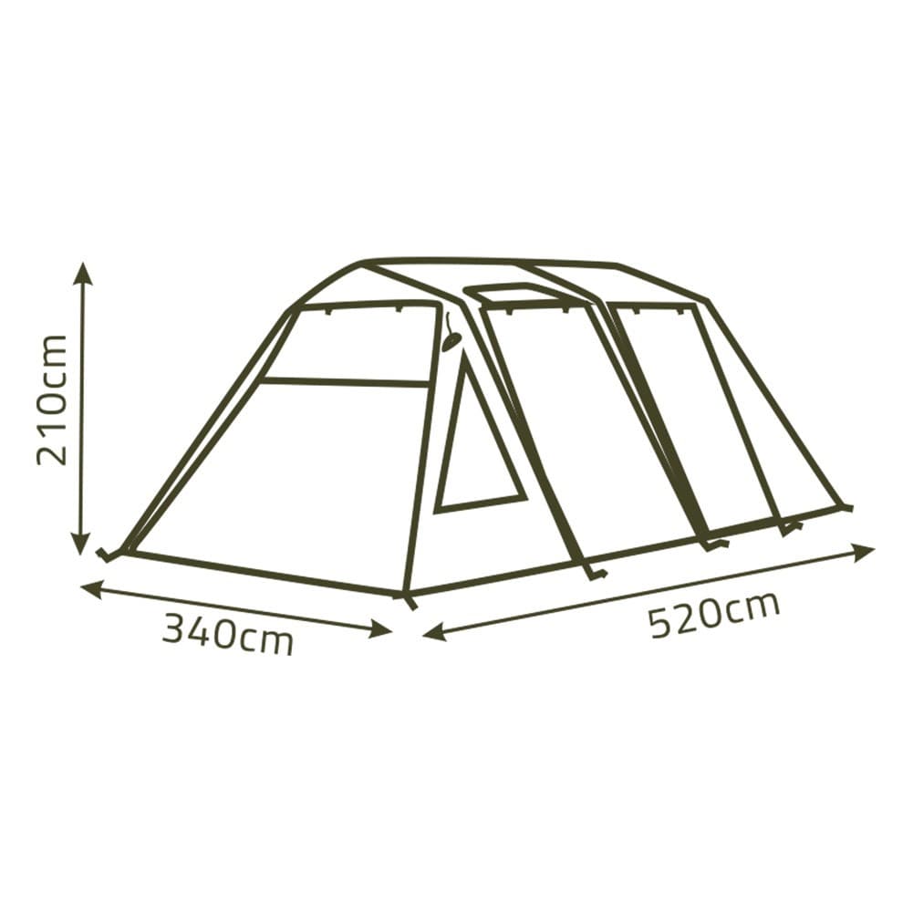 DPT, Inflatable tunnel tent, White, Size520*340*210Cm