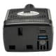 ALSANIDI, Car Power Converter, 23 volt power adapter, Black, capacity 150 Watt