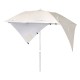 ALSANIDI, Garden and camping umbrella, Portable outdoor umbrella, Beige, Diameter 2 Metre