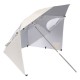 ALSANIDI, Garden and camping umbrella, Portable outdoor umbrella, Beige, Diameter 2 Metre