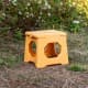 ALSANIDI, Travel chair, Plastic chair, Yellow, Size L:22* W:21* H19.5 Cm