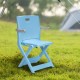 ALSANIDI, Children's chair, Plastic chair, Blue, Size L:42* W:29* H61 Cm