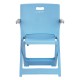ALSANIDI, Children's chair, Plastic chair, Blue, Size L:42* W:29* H61 Cm