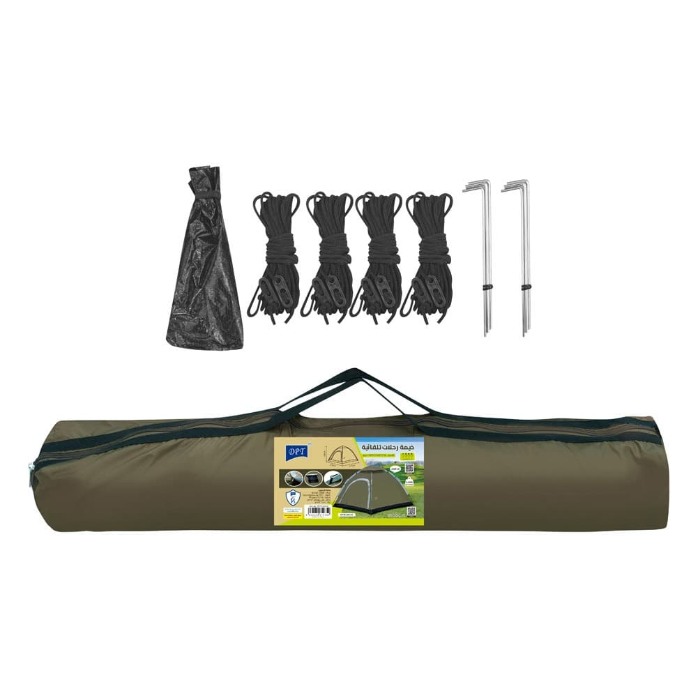 DPT, Camping Tent, Olive , Size 210*210*130 Cm