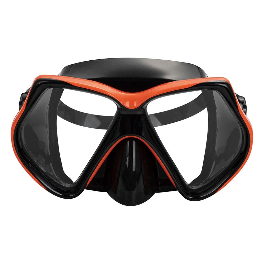 DPT, DPT silicone diving set for adults, Diving kit, Black*Orang, Size L:16.5*W:7*H:10.5 Cm