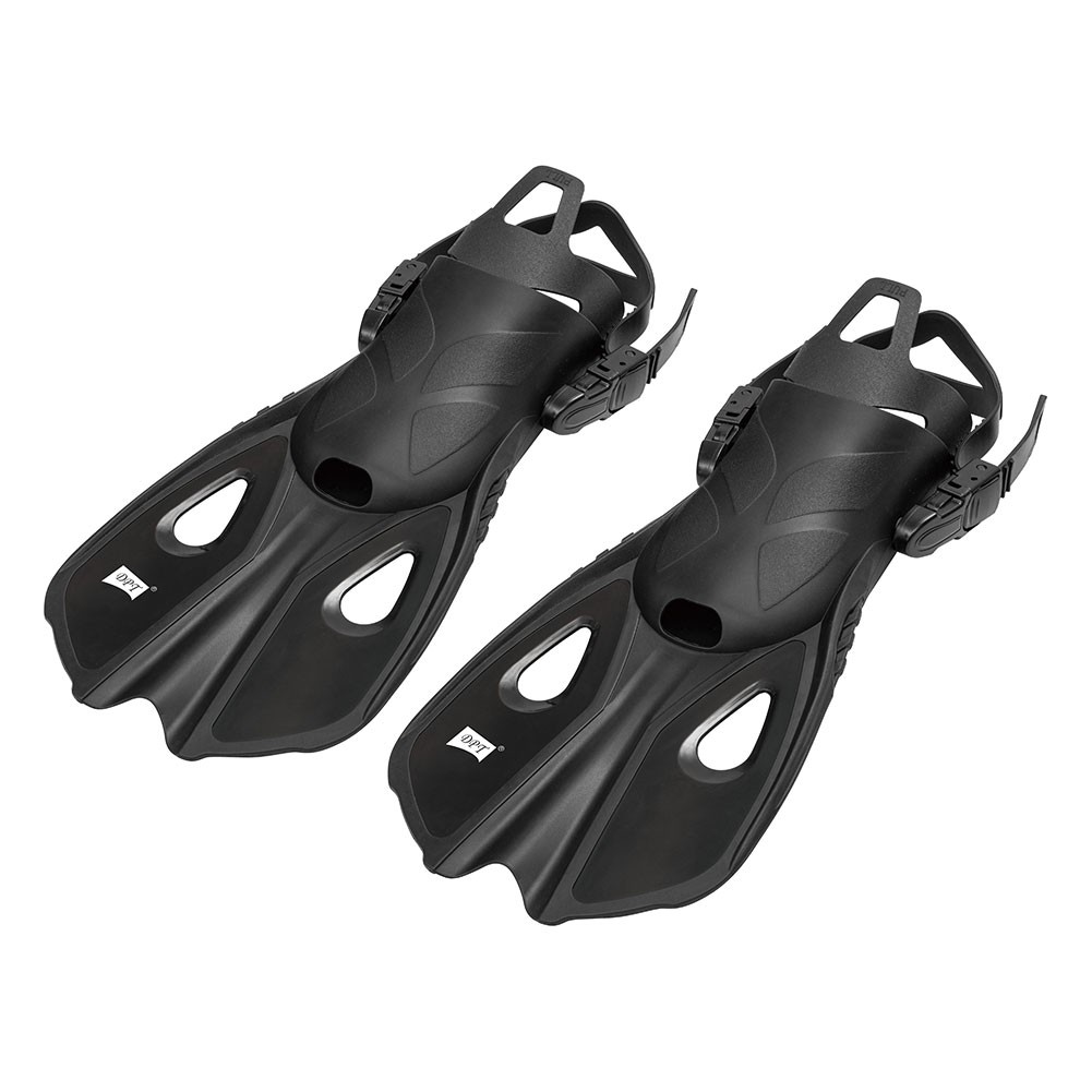 DPT, DPT swimming fins, Fins, Black, Size L:34*W:15.5 Cm