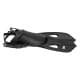 DPT, DPT swimming fins, Fins, Black, Size L:34*W:15.5 Cm
