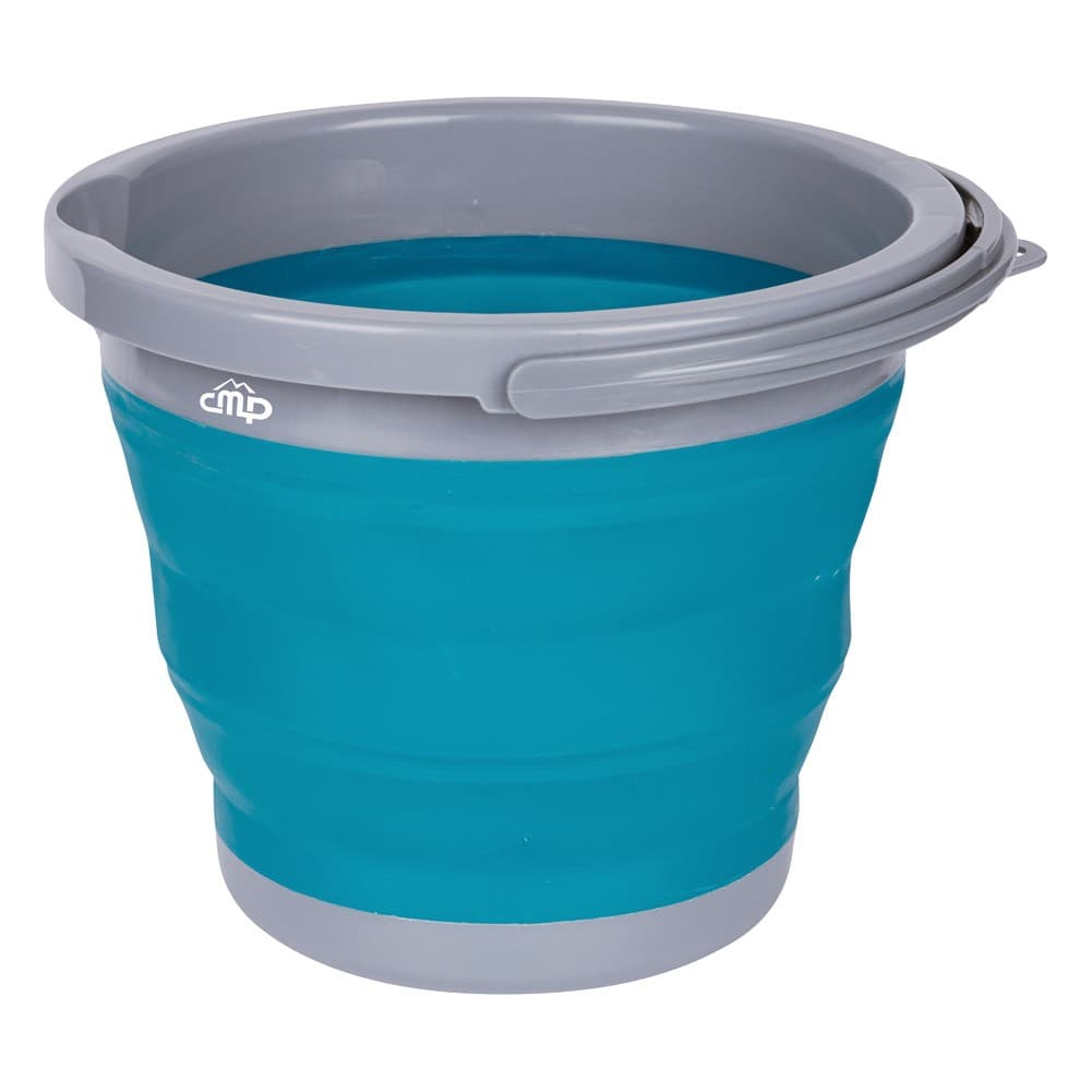 CMP, Foldable Camping platewashing Bucket, Foldable Polypropylene water bucket, Turquoise, capacity5L