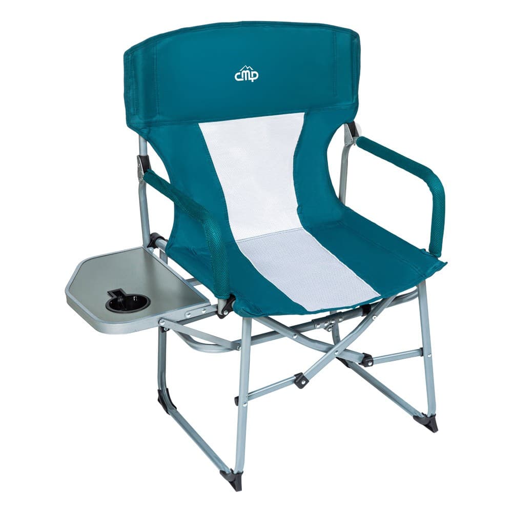 CMP, Luxury chair with side table, Chair with table, Turquoise, Size L:64* W:82* H:94Cm