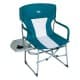 CMP, Luxury chair with side table, Chair with table, Turquoise, Size L:64* W:82* H:94Cm