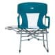 CMP, Luxury chair with side table, Chair with table, Turquoise, Size L:64* W:82* H:94Cm