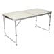 CMP, Adjustable table, Table for picnics and home gardens, Silver, Size L:120* W:60* H55/60/70 Cm