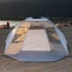 DPT, Beach tent, Canvas tent, Gray, Size L:258* W:150* H155 Cm