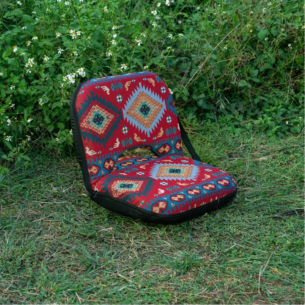 CMP, Ground travel chair, Floor chair, Red, Size L:72* W:49* H:10Cm