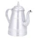 ALSANIDI, Aluminum milk pot or pitcher, Coffee pot, Silver, capacity 1.5 L