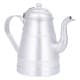 ALSANIDI, Aluminum milk pot or pitcher, Coffee pot, Silver, capacity 1.5 L