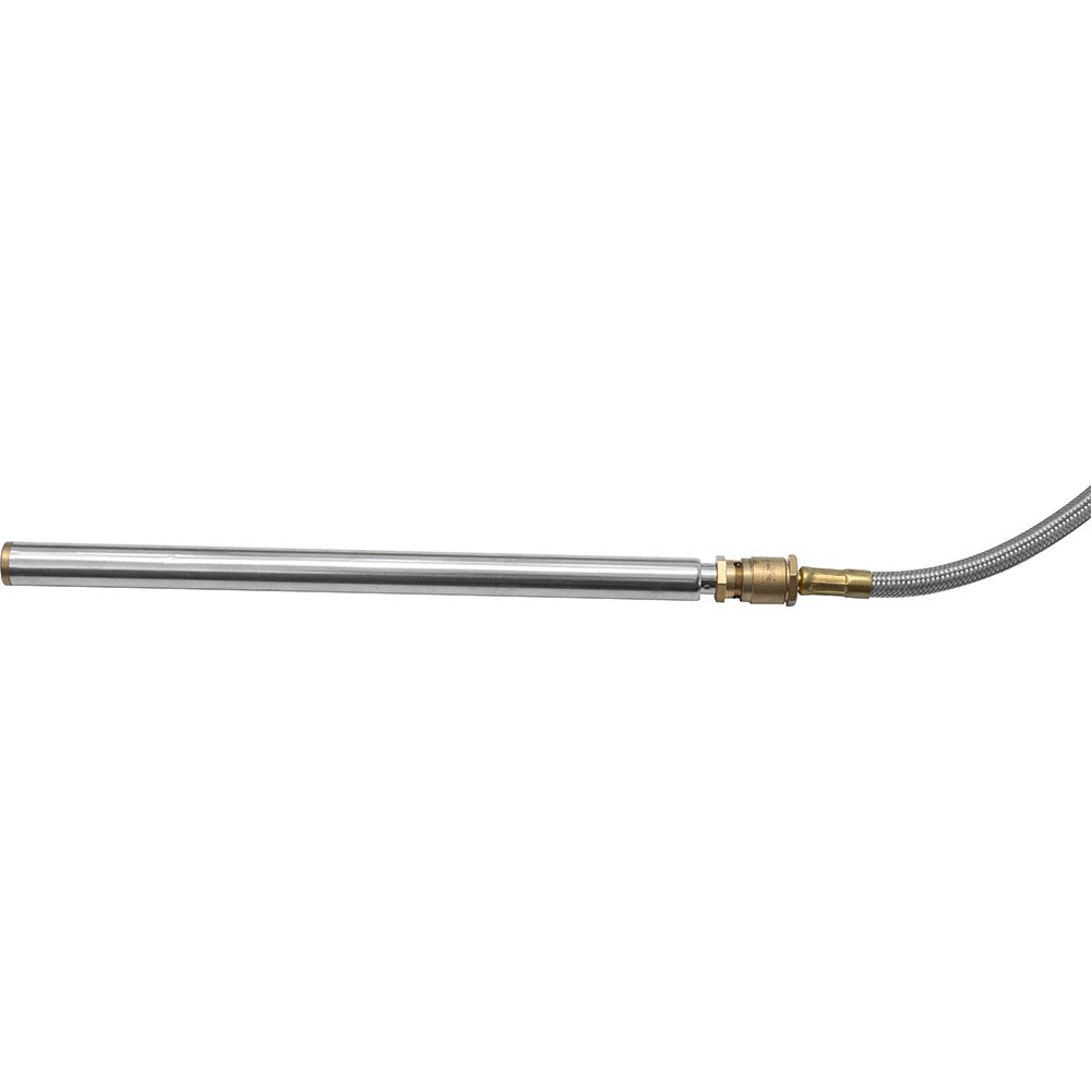 ALSANIDI, Charcoal and Firewood Torch, Silver, Size 62 Cm