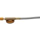 ALSANIDI, Charcoal and Firewood Torch, Silver, Size 62 Cm