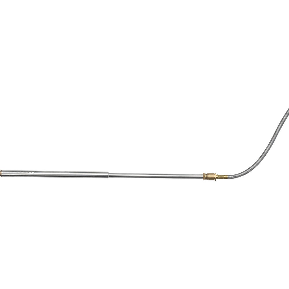 ALSANIDI, Charcoal and Firewood Torch, Silver, Size 62 Cm