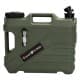 ALSANIDI, A gallon of water, Gallon with faucet, Green, capacity 19 L Size L:42* W:18.5* H:33.5 Cm