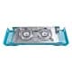 Maxsun, Portable Gas Stove Kit for Travel and Camping, Outdoor Cooking Gas Stove, Turquoise, Size 67.9*28.6*12.5 Cm