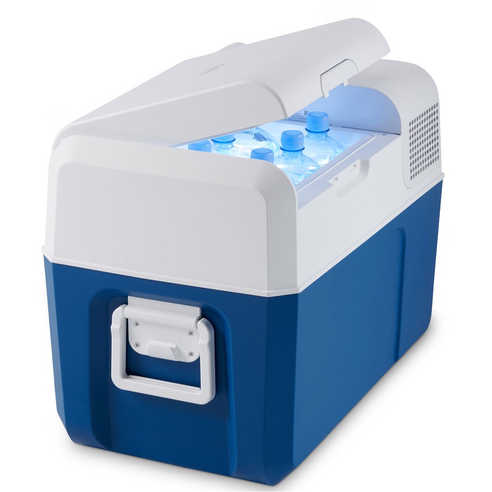 MOBICOOL, Portable freezer car refrigerator for trips, Weco refrigerator, Turquoise*White, capacity 38 L