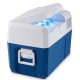 MOBICOOL, Portable freezer car refrigerator for trips, Weco refrigerator, Turquoise*White, capacity 38 L