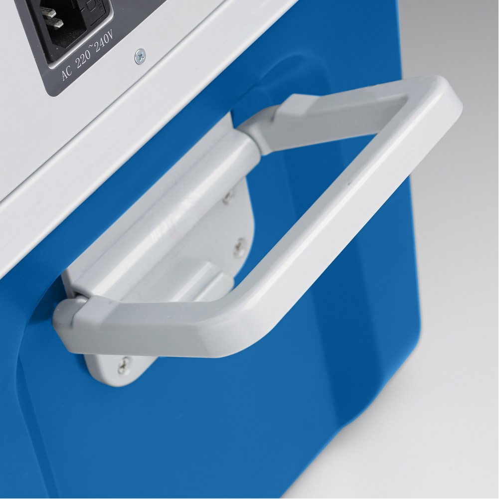 MOBICOOL, Portable freezer car refrigerator for trips, Weco refrigerator, Turquoise*White, capacity 38 L
