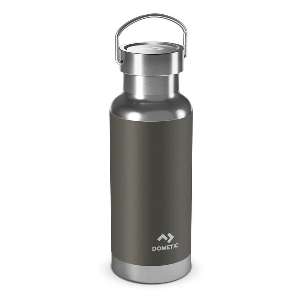 DOMETIC, Stainless Steel Liquid Thermos, Hot and Cold Liquid Insulated Container, Gray, capacity 480 ml