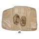 ALSANIDI, Gear organizer for land cruiser pickup + land cruiser Quarter 2009, Gear organizer, Sulfur Yellow, Size 72.5*51.5*25.5Cm