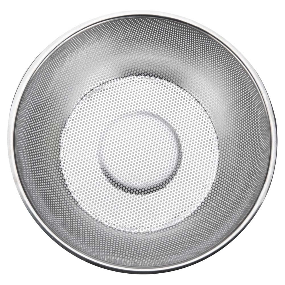 ALSANIDI, Stainless steel rice strainer, Rice, Vegetables and fruits strainer, Green, Size 27.5*12 Cm
