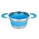 DPT, Silicone pot, Foldable pot, Blue, capacity 1 L