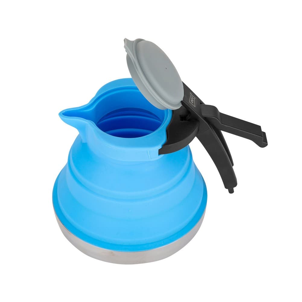 DPT, Silicone teapot, Stainless steel teapot, Blue, capacity 1.2 L