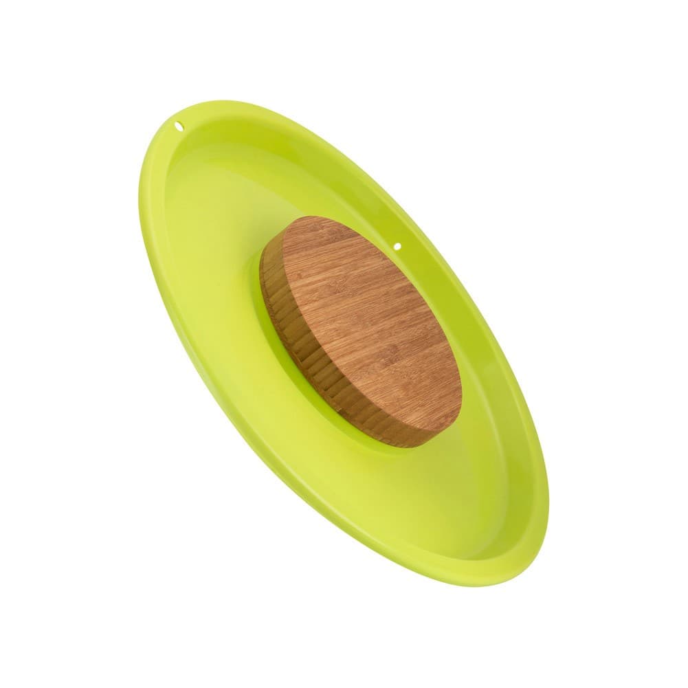 ALSANIDI, Bamboo wood Vegetables cutting board, Fruit and Vegetables cutting board, Green, Size 43 Cm